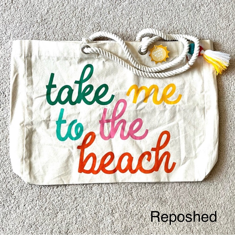Take Me To the Beach Bag